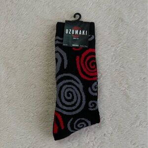 Men’s Ripple Junction Socks, Uzumaki Junji Ito, NWT